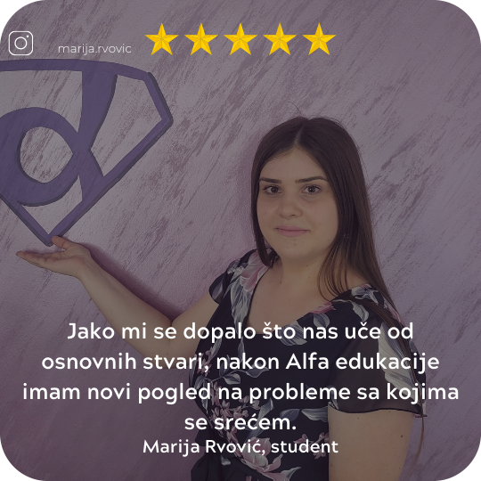 Iskustva i utisci polaznika Alfa Centar edukacije